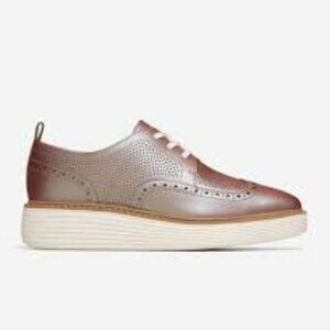 Cole Haan Originalgrand Platform Wingtip Oxford. Brand New. Womens Size: 9.5